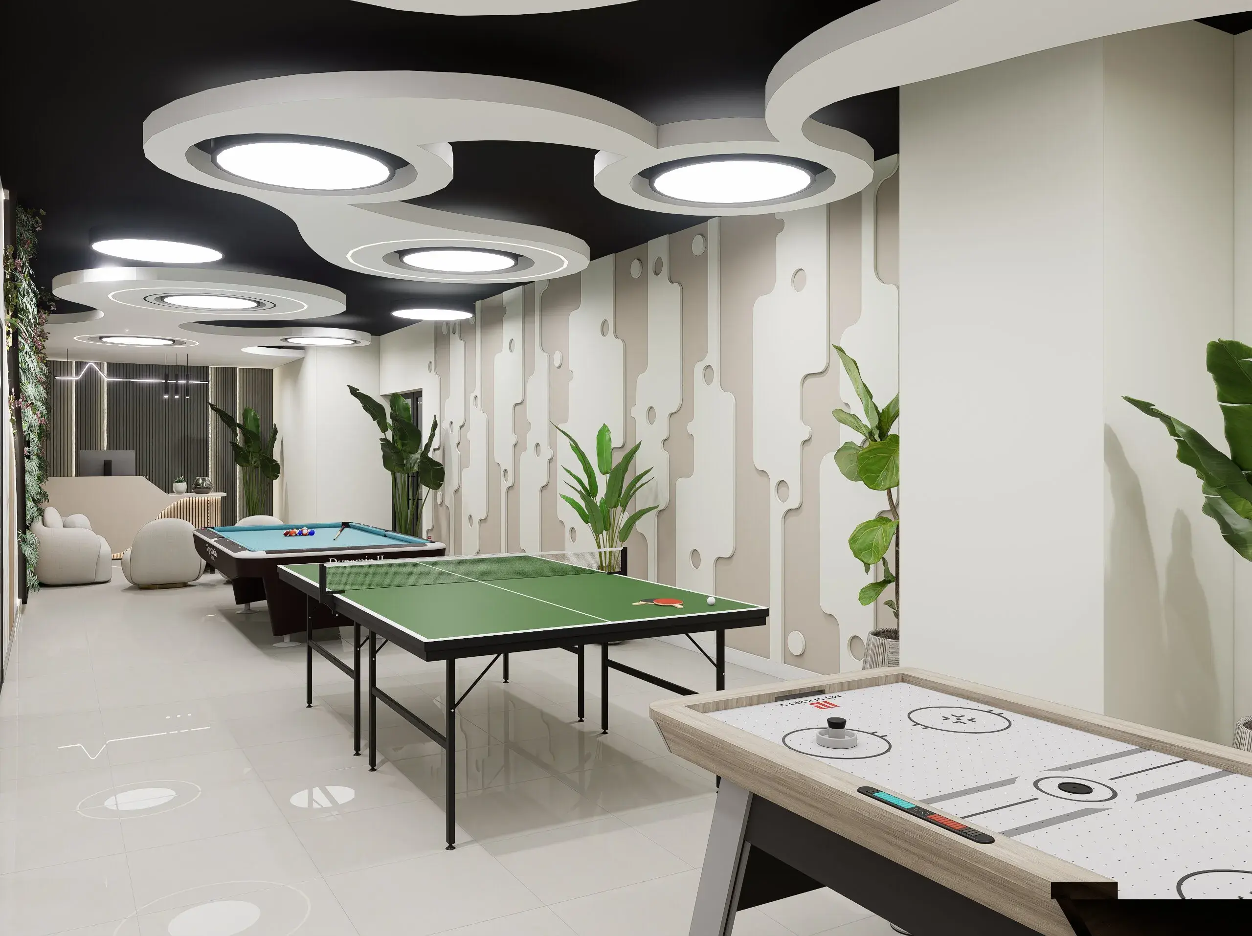 Lounge and reception area at Arenesha